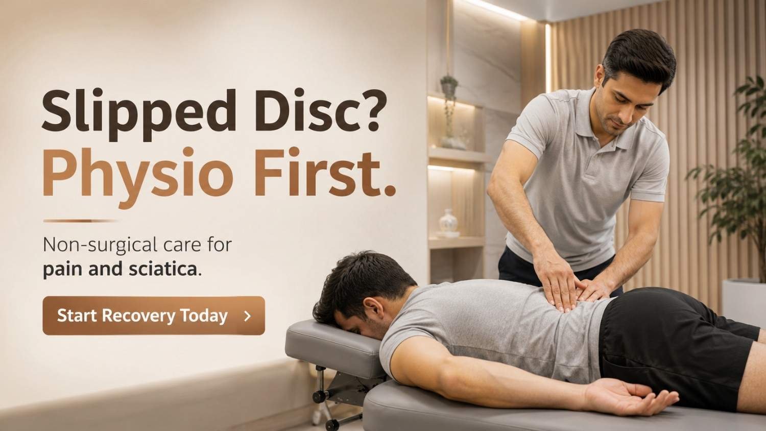 Spinal disc herniation physiotherapy in delhi