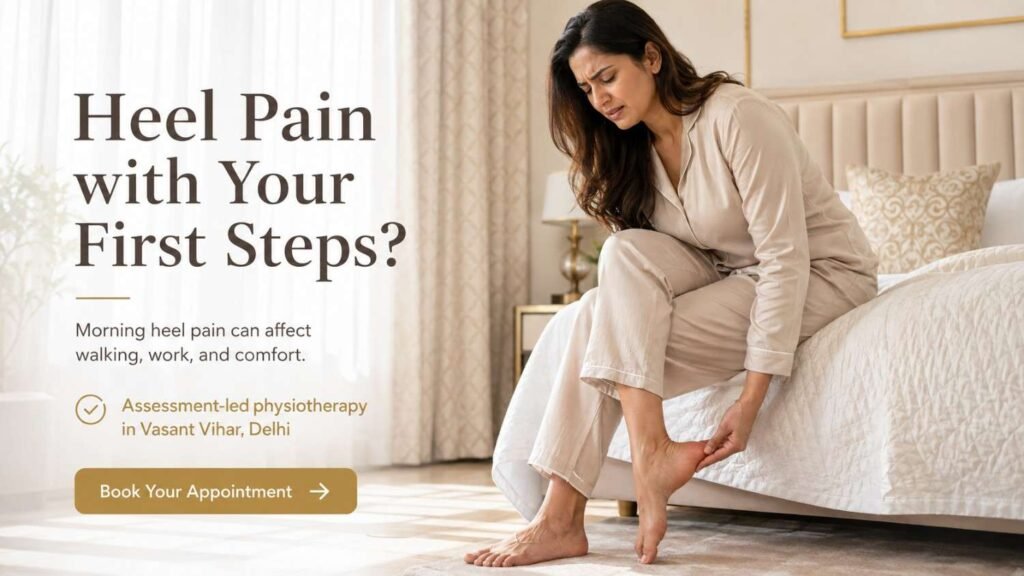 Heel pain in the morning treatment in Vasant Vihar Delhi