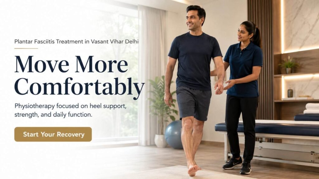 plantar fasciitis treatment in Vasant Vihar