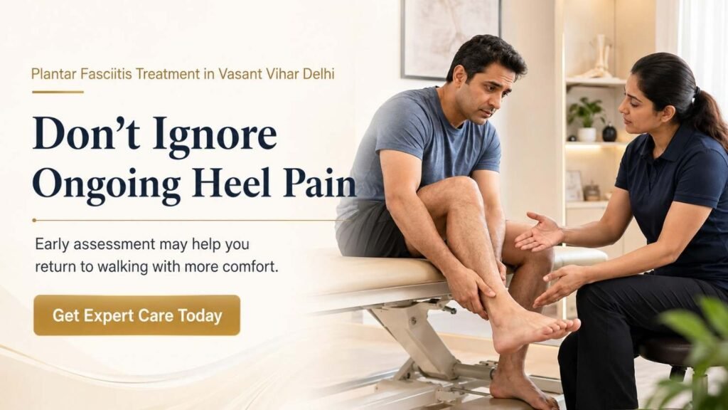 plantar fasciitis treatment in Vasant Vihar
