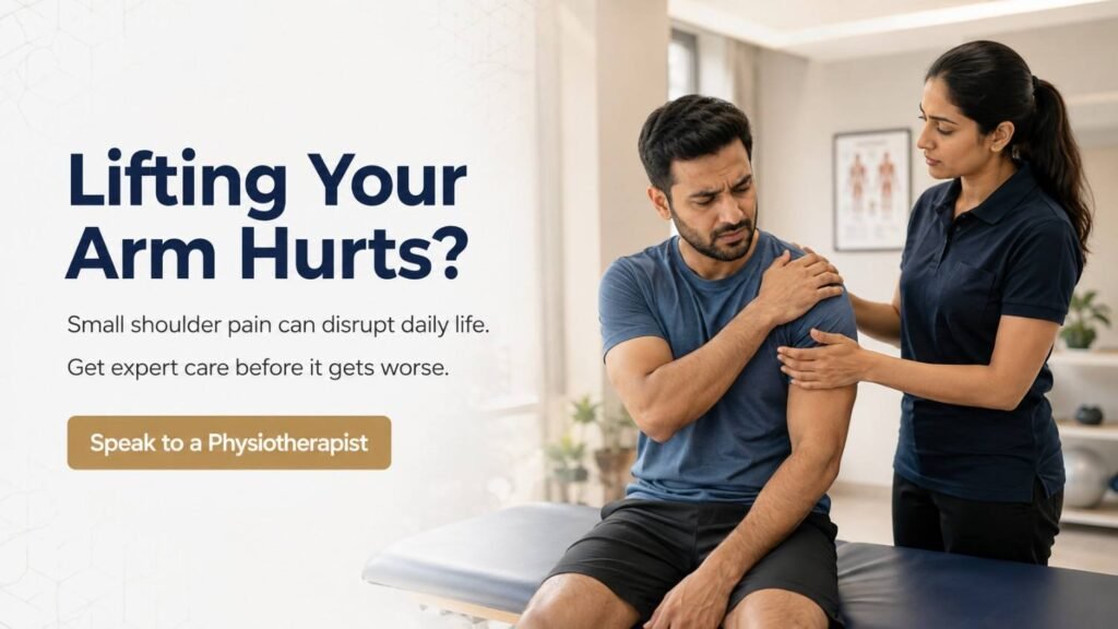 Shoulder pain when lifting arm