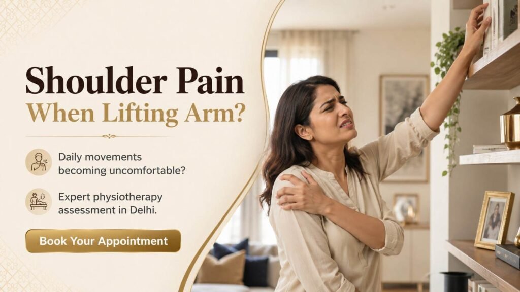 Shoulder pain when lifting arm