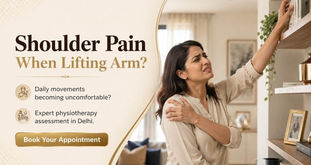 Shoulder pain when lifting arm