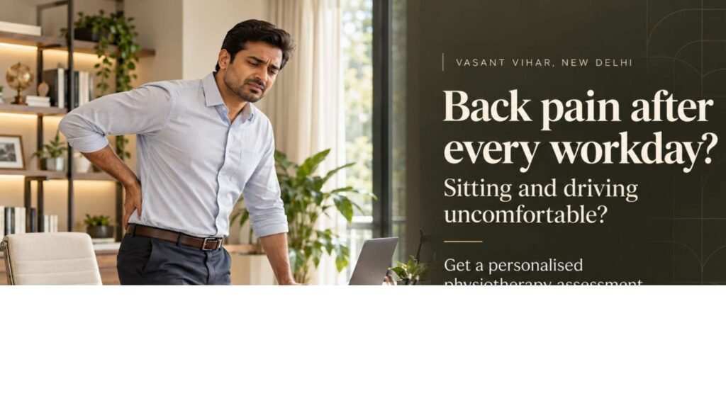 best back pain physio in Vasant Vihar